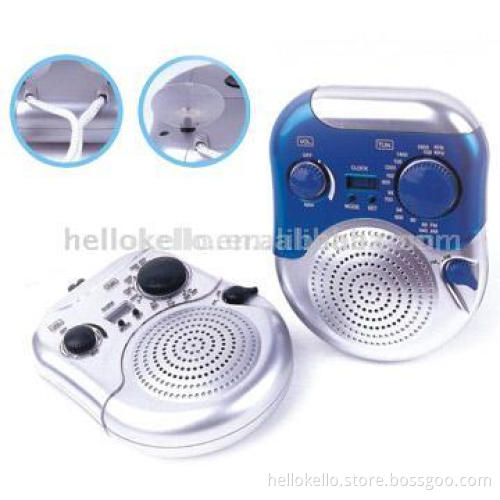 AM / FM Shower Radio with Clock